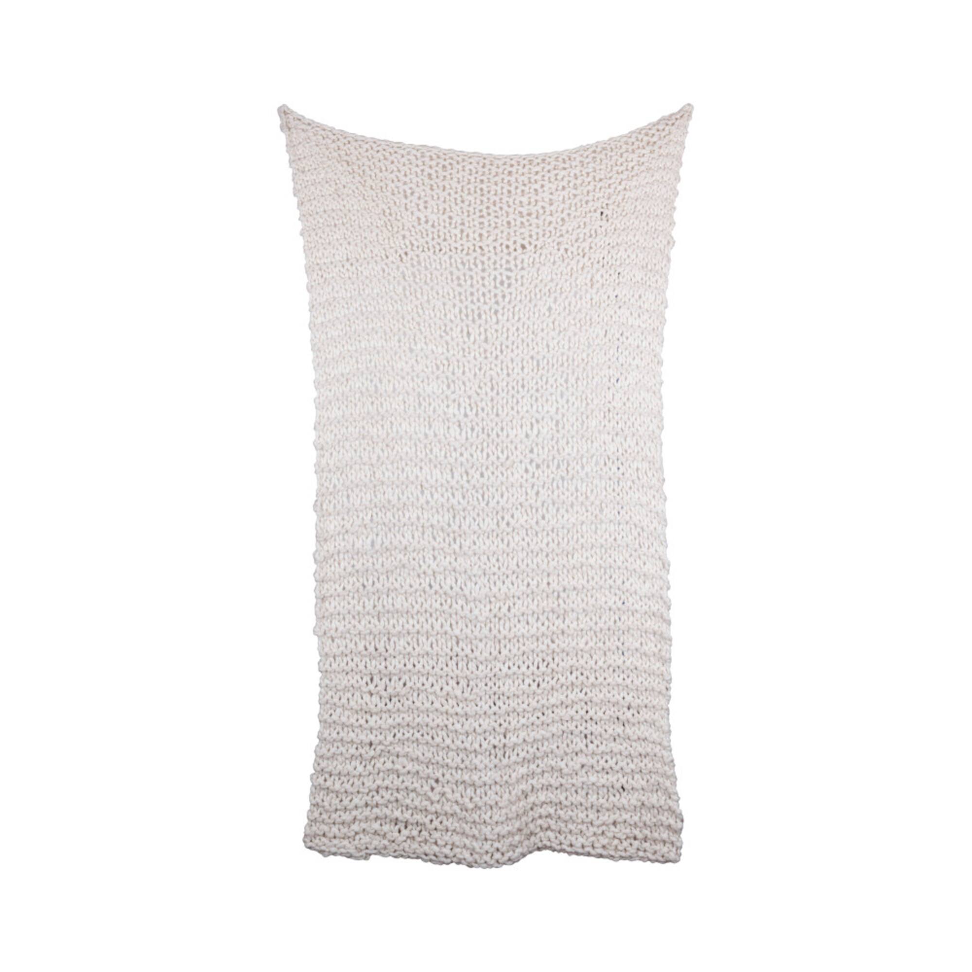 Hello Honey® Cream Acrylic Chunky Knit Throw Blanket